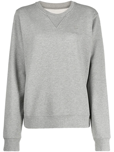 Maison Margiela Grey Classic Sweatshirt In Grey Melange | ModeSens