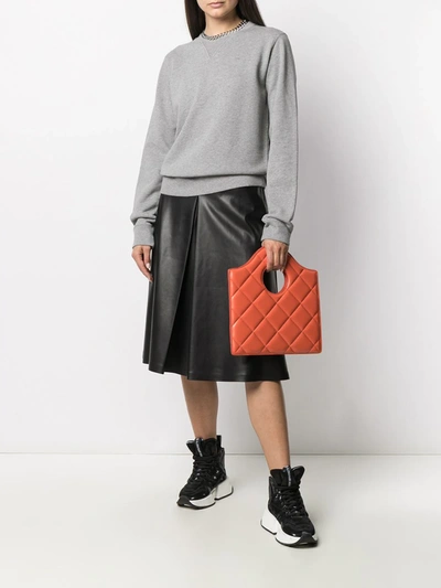 Maison Margiela Grey Classic Sweatshirt In Grey Melange | ModeSens