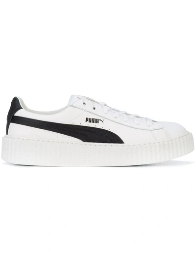 Shop Fenty X Puma Creeper Low-top Sneakers In White