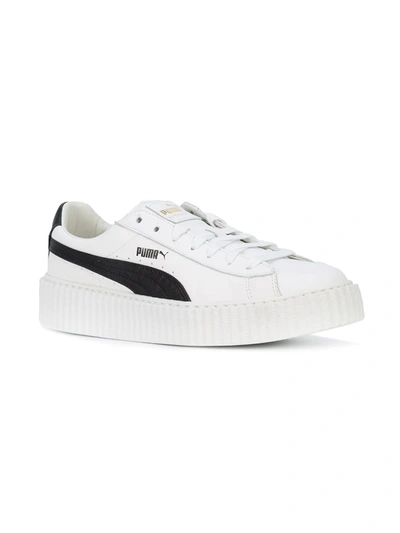 Shop Fenty X Puma Creeper Low-top Sneakers In White