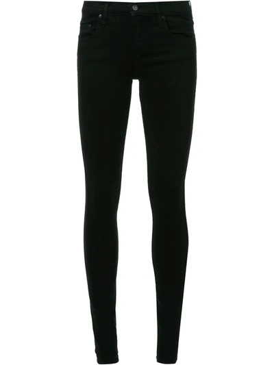 Shop Nobody Denim Geo Skinny Jeans In Black