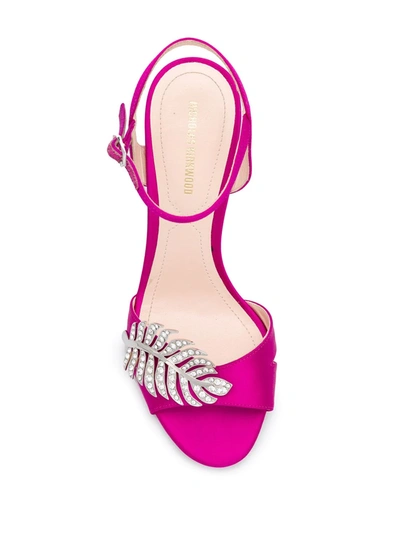 Shop Nicholas Kirkwood Monstera Sandals 90mm In Pink