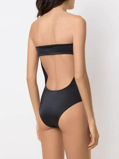 Shop Brigitte Slim Fit Swim Suit In Black