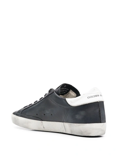 Golden Goose Superstar Leather Sneakers In Black