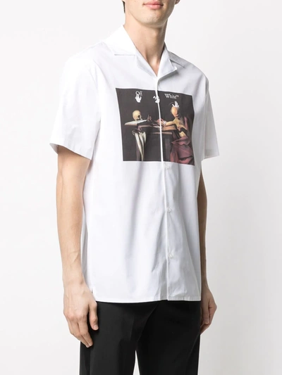 Shop Off-white Caravaggio-print Shirt In White