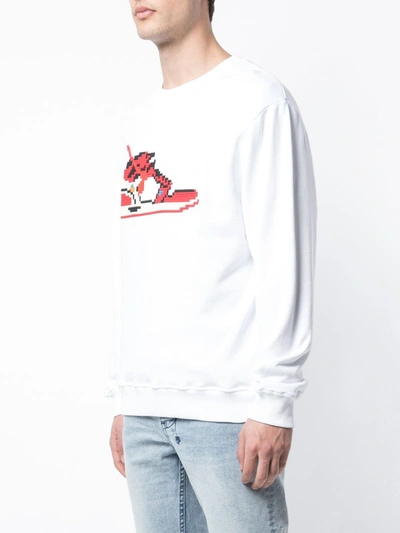 Mostly Heard Rarely Seen 8-bit Virgil 2 Sweatshirt In White