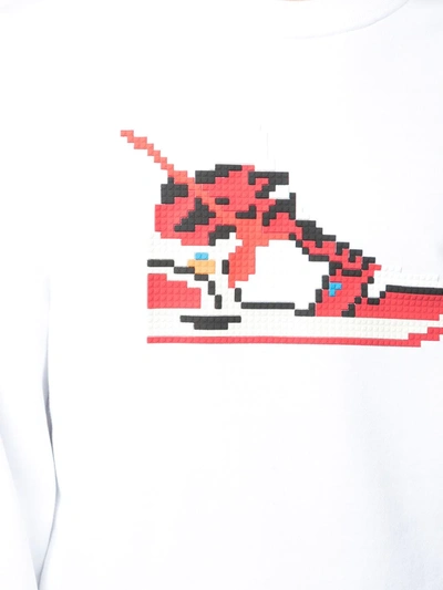 Mostly Heard Rarely Seen 8-bit Virgil 2 Sweatshirt In White