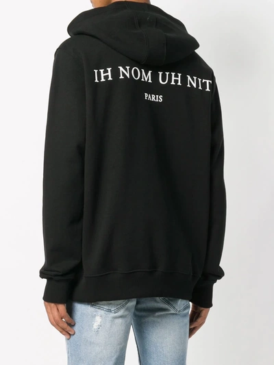 Ih Nom Uh Nit Printed Hoodie In Black