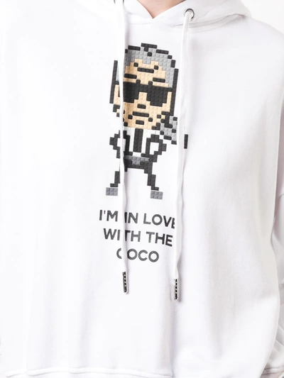 Shop Mostly Heard Rarely Seen 8-bit Coco Hoodie In White