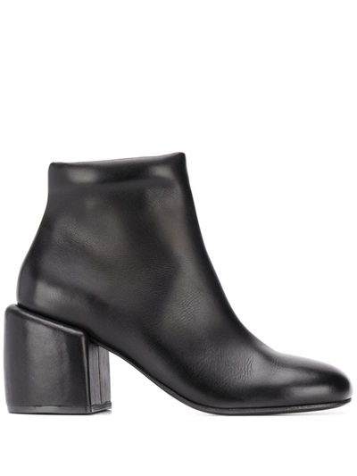 Shop Marsèll Block Heel Ankle Boots In Black