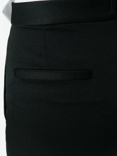 Shop Maison Margiela Slim-fit Tailored Trousers In Black