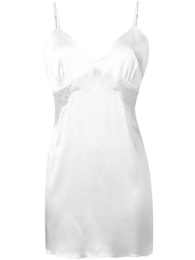 Shop Gilda & Pearl Gilda Short Slip Dress In White