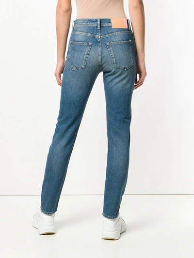 Shop Acne Studios Melk High Waist Jeans In Blue