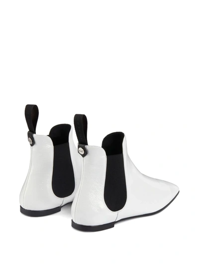 Shop Giuseppe Zanotti Pigalle 05 Ankle Boots In White