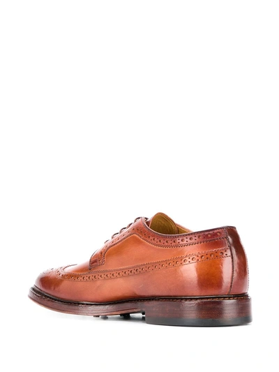 Shop Officine Creative Lace-up Brogues In Brown