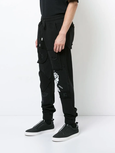 Haculla Punk Da Funk Joggers In Black