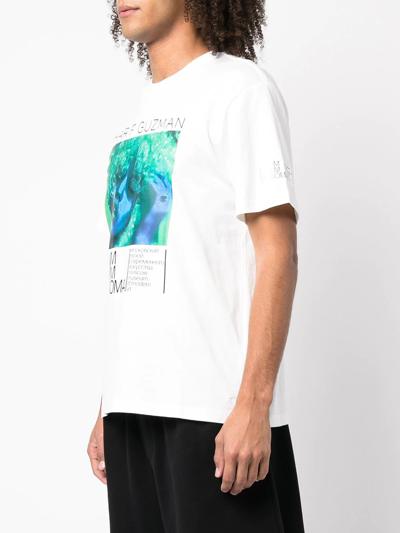 Shop Haculla Georgia Graphic-print T-shirt In White