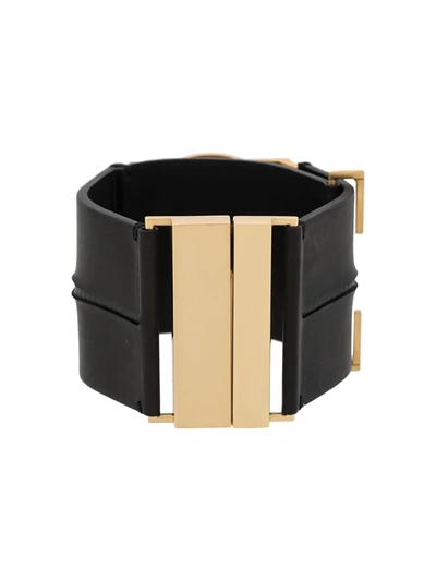 Shop Fob Paris R100 Cuff Watch In Black