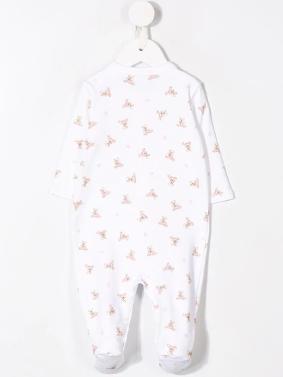 Shop Ralph Lauren Bear Print Babygrow In White