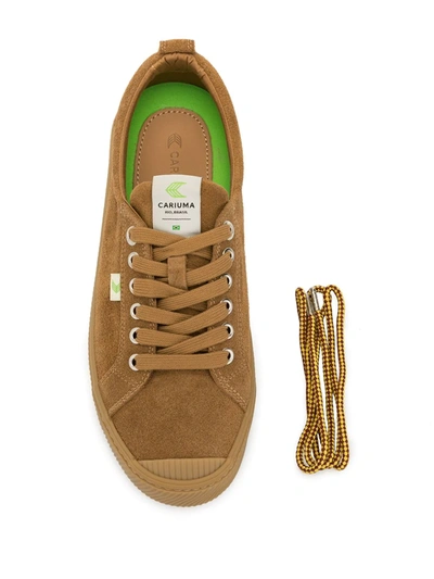 Shop Cariuma Oca Low-top Suede Sneakers In Brown