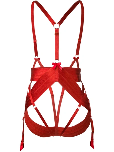 Shop Bordelle Asobired Harness In Red