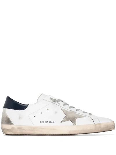 Shop Golden Goose Super-star Low-top Sneakers In White