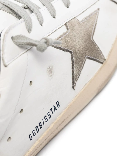 Shop Golden Goose Super-star Low-top Sneakers In White