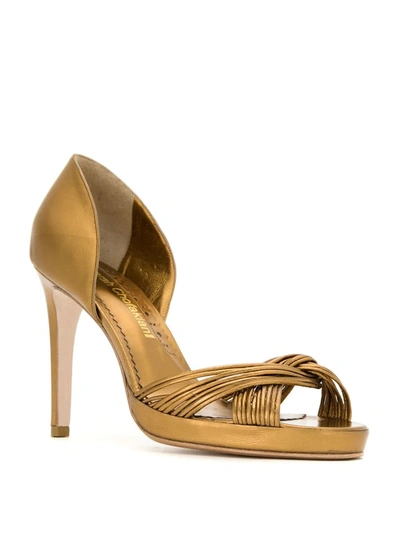 Sarah Chofakian Leather Sandals In Yellow