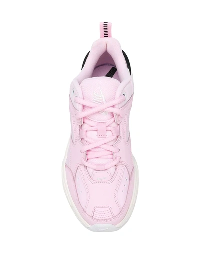 Shop Nike Platform Lace-up Sneakers In Pink