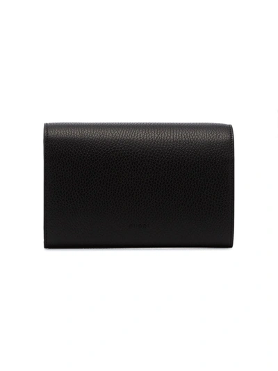 Shop Gucci Mini Dionysus Leather Clutch Bag In Black