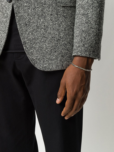 Emanuele Bicocchi Bone-structure Bracelet In Silver