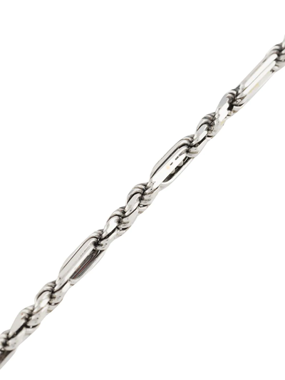 Shop Emanuele Bicocchi Chain-link Bracelet In Silver