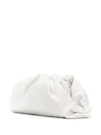Shop Bottega Veneta Clutch Bag In White