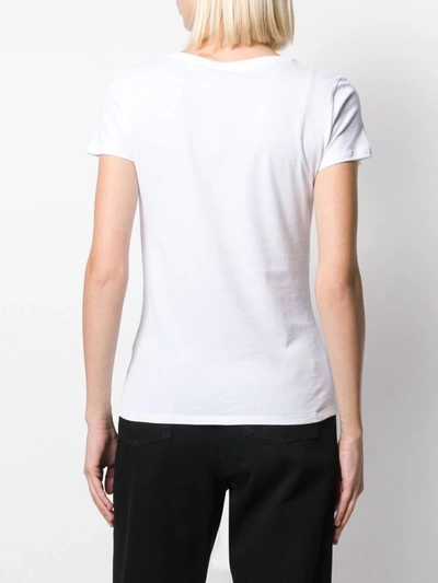 Majestic Short Sleeved Cotton T-shirt In White