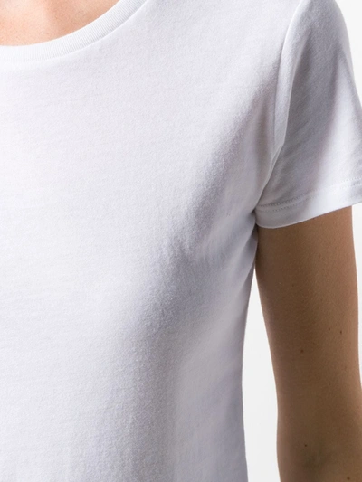 Majestic Short Sleeved Cotton T-shirt In White