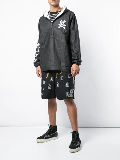 Haculla Nocturnal Woven Cotton Shorts In Black