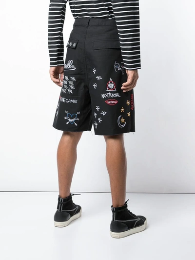 Shop Haculla Nocturnal Woven Shorts In Black
