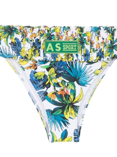 AMIR SLAMA PRINTED BIKINI - 白色