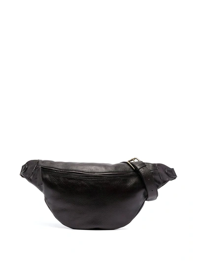 Shop Officine Creative Large Leather Belt Bag In Black