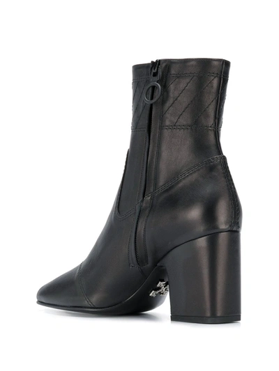 Shop Off-white Owia Ankle Boots In Black