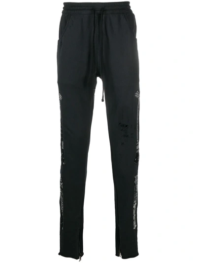 BANDANA-PRINT TRACK TROUSERS