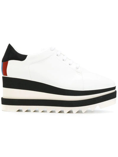 Shop Stella Mccartney Sneak-elyse Platform Sneakers In White