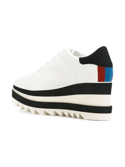 Shop Stella Mccartney Sneak-elyse Platform Sneakers In White