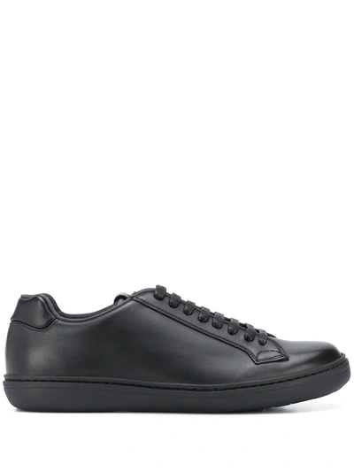 Shop Church's Boland Leather Sneakers In Black