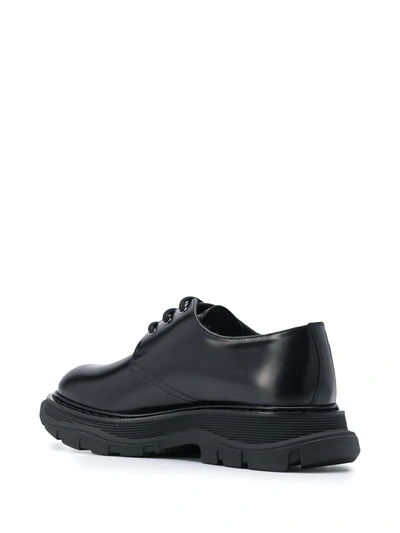 Shop Alexander Mcqueen Chunky Sole Derby Shoes In Black