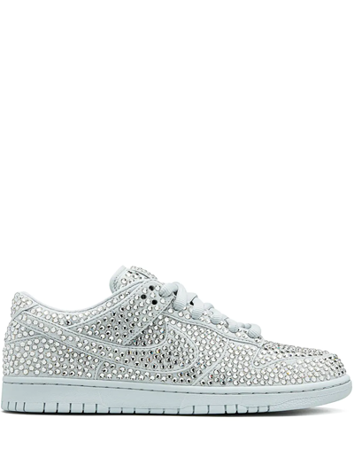 Shop Nike X Cactus Plant Flea Market Dunk Low "swarovski Crystals" Sneakers In White