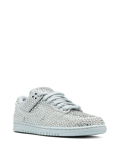 Shop Nike X Cactus Plant Flea Market Dunk Low "swarovski Crystals" Sneakers In White