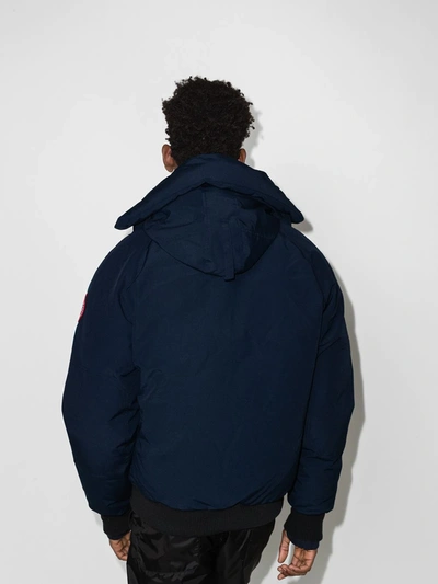 Shop Canada Goose Chilliwack Hooded Puffer Jacket In Blue