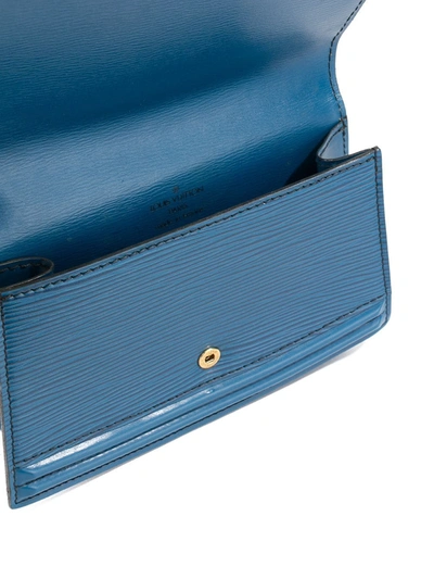 Pre-owned Louis Vuitton 1991  Tilsitt Belt Bag In Blue