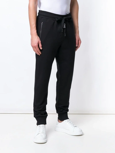 Shop Dolce & Gabbana Tracksuit Trousers In Black